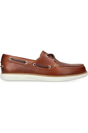 Cole Haan Leather GrandPrø Windward Boat Shoes