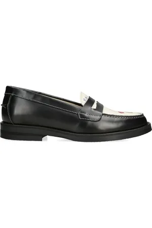 Duke & Dexter Leather Cherry Wilde Penny Loafers