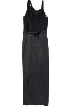 Balenciaga Contrast Maxi Dress