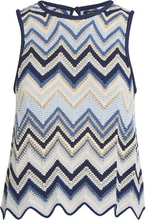 Maje Zigzag Sweater Vest