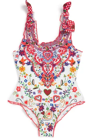 Camilla Embellished Faith, Luck & Justice Swimsuit