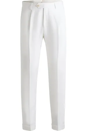 HUGO BOSS Linen Tailored Trousers
