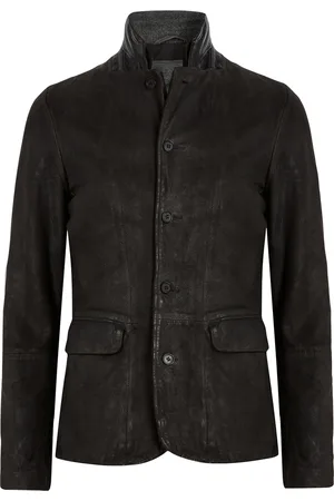AllSaints Leather Survey Blazer