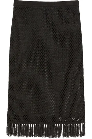 Persona by Marina Rinaldi Fringed Pencil Skirt