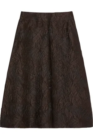 Persona by Marina Rinaldi Textured Midi Skirt