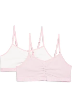Ralph Lauren Set of 2 Stretch-Cotton Logo Bralettes