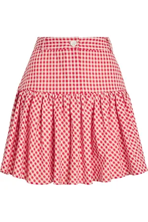 Claudie Pierlot Gingham Mini Skirt
