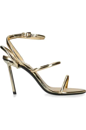 Alaïa Leather Heeled Sandals 90