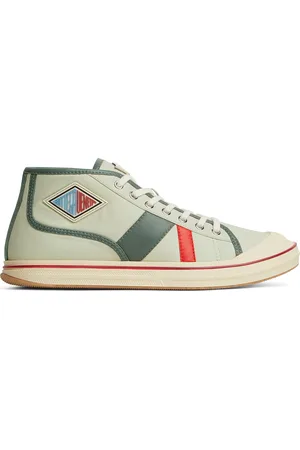 Bottega Veneta Canvas Leather-Trim Eliot Sneakers
