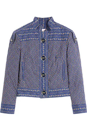 VALENTINO GARAVANI Cotton Quilted Floral Jacket