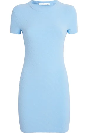 Alexander Wang Logo Jacquard Stretch Mini Dress