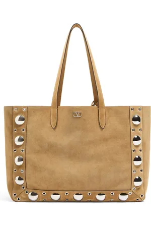 VALENTINO GARAVANI Large Suede Nellcote Tote Bag