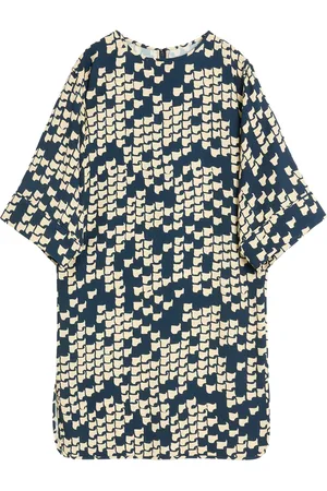 VALENTINO GARAVANI Silk Printed Tunic Dress