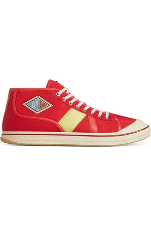 Bottega Veneta Canvas Leather-Trim Eliot Sneakers
