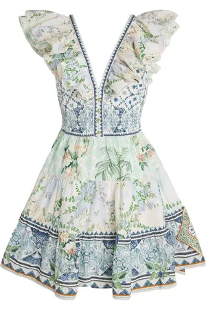 Camilla Jardim Party Tiered Mini Dress