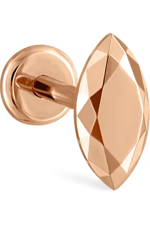 Maria Tash Faceted Marquise Threaded Stud Single Earring