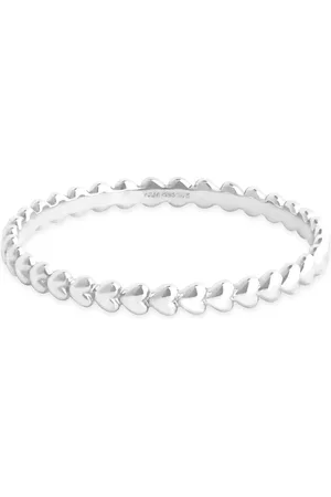 Astrid & Miyu White Gold Heart Ring