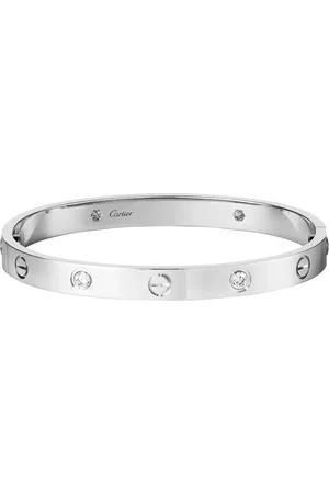 Cartier Love Classic Gold 4-Diamond Bracelet