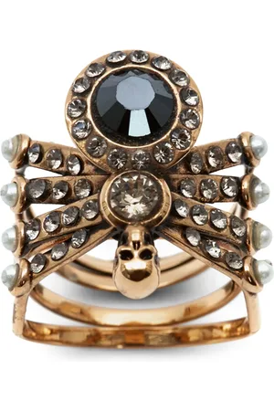 Alexander McQueen Embellished Spider Ring