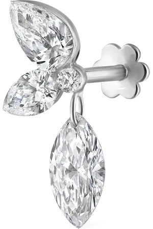 Maria Tash Grand Marquise Pear Diamond Echo Earring