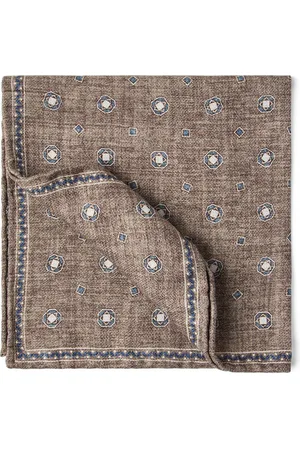 Brunello Cucinelli Double-Faced Silk Pocket Square