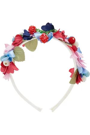 MONNALISA Satin Embellished Headband