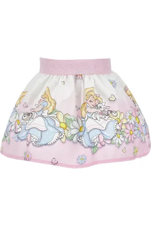 MONNALISA X Alice in Wonderland Cotton Skirt
