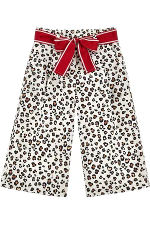 MONNALISA Leopard Print Trousers