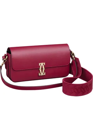 Cartier Leather C de East-West Shoulder Bag
