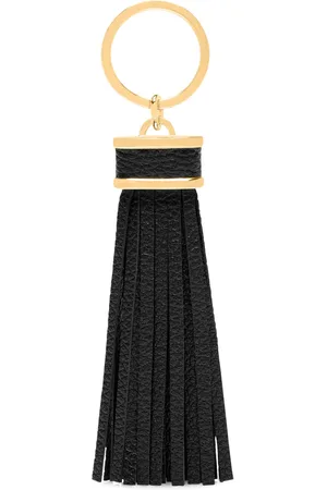 Tom Ford Leather T Tassel Keyring
