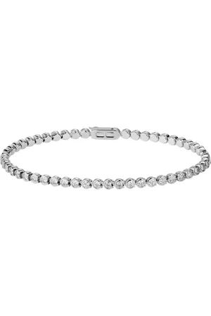 Cartier White Gold and Diamond C de Tennis Bracelet