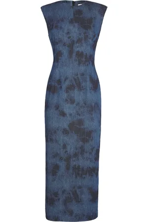 TOVE Denim Estelle Midi Dress