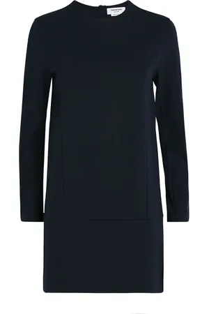 Thom Browne Cotton Long-Sleeve Mini Dress