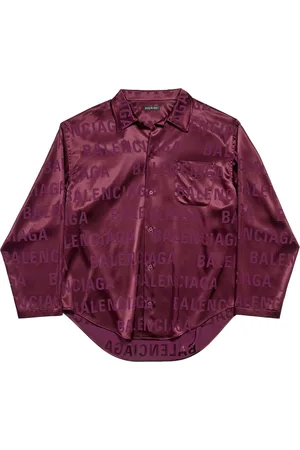 Balenciaga Satin Logo Shirt