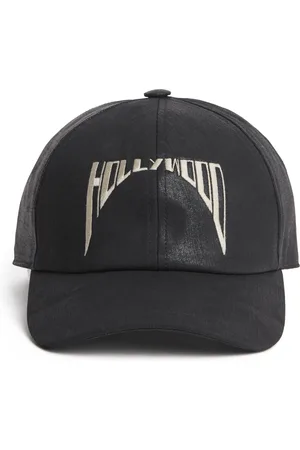 Rick Owens Denim Embroidered Baseball Cap