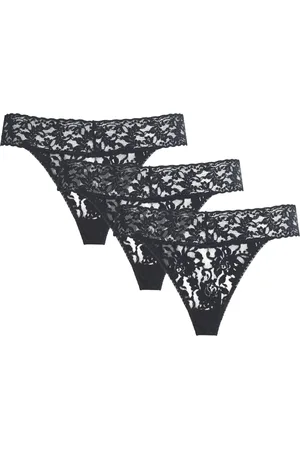 Hanky Panky Lace Low-Rise Thongs