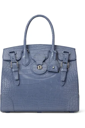 Ralph Lauren Alligator Leather Ricky 33 Top-Handle Bag
