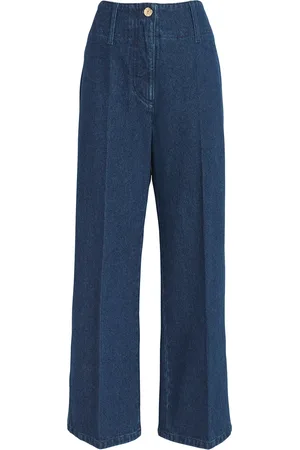 Patou High-Rise Wide-Leg Jeans