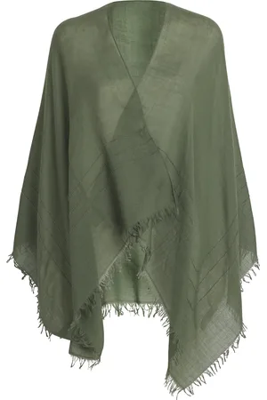Fabiana Filippi Merino Wool Fringed Shawl