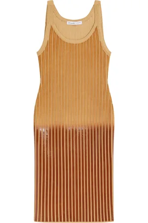 SCHIAPARELLI Stripe Midi Dress