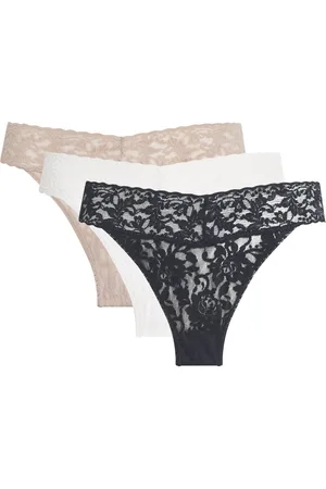 Hanky Panky Lace Low-Rise Thongs