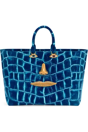 SCHIAPARELLI Leather Anatomy Tote Bag