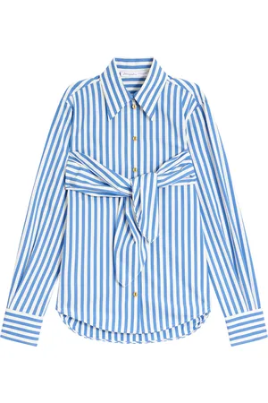 SCHIAPARELLI Cotton Chest-Tie Shirt