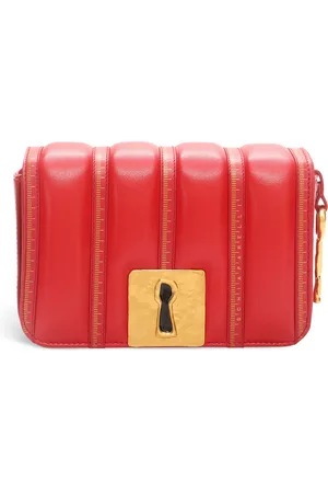 SCHIAPARELLI Calfskin Schiap Clutch Bag