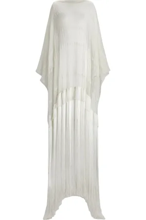 Ralph Lauren Mulberry Silk Poncho