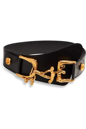 SCHIAPARELLI Leather Saddle Belt
