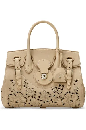 Ralph Lauren Canvas Soft Ricky 27 Top-Handle Bag