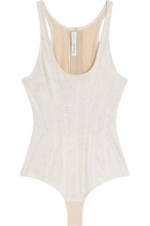 SCHIAPARELLI Wool Corset Bodysuit