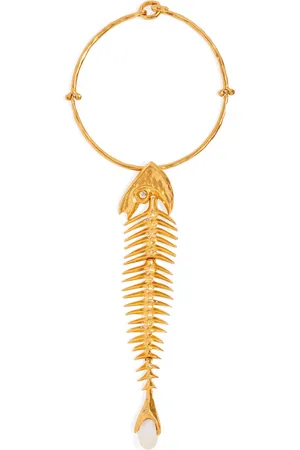SCHIAPARELLI Fish Skeleton Necklace