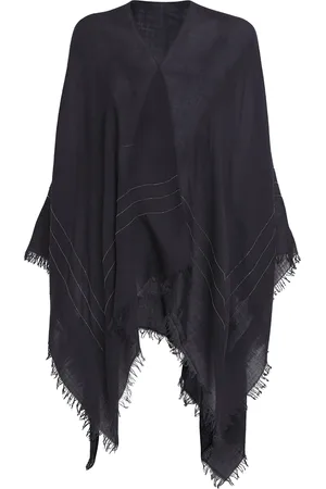 Fabiana Filippi Merino Wool Fringed Shawl